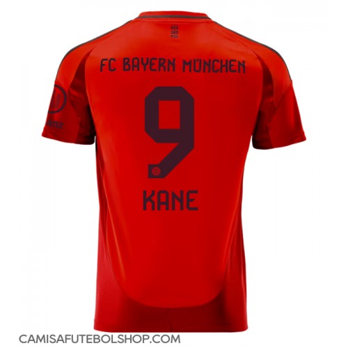 Camisa de time de futebol Bayern Munich Harry Kane #9 Replicas 1º Equipamento 2024-25 Manga Curta